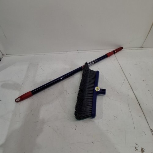 SPEAR & JACKSON TELESCOPIC RAKE BRUSH - 5FT - GREEN/GREY/BLUE - (MODEL: 4865RB) image 2
