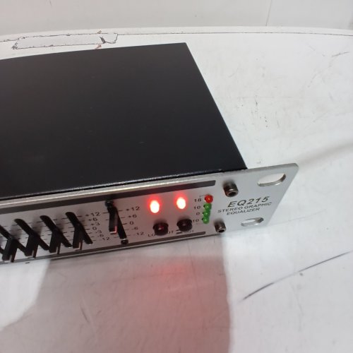 MICNAUX STEREO GRAPHIC EQUALIZER - SILVER AND BLACK (MODEL: EQ215) image 2