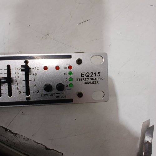 MICNAUX STEREO GRAPHIC EQUALIZER - SILVER AND BLACK (MODEL: EQ215) image 3