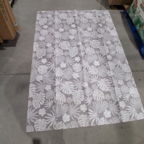 TOMMY BAHAMA INDOOR/OUTDOOR TROPICAL LEAF AREA RUG/CARPET - 5FT X 7FT - MULTI-COLOUR (MODEL: 1992252) image 2