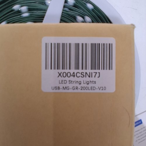 LED STRING LIGHTS WITH REMOTE CONTROL - 200 LED/66FT - MULTICOLOR (ITEM: USB-MG-GR-200LED-V10) image 3