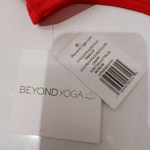 WOMEN'S BEYOND YOGA SLEEVELESS FRONT TWIST DRESS - MEDIUM - CANDY APPLE RED (STYLE: DW6237) image 3