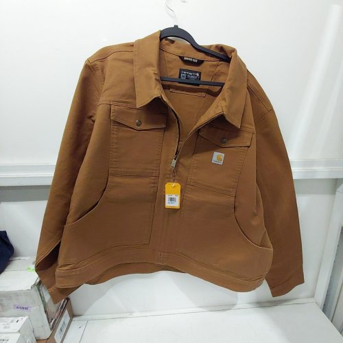 MEN'S CARHARTT RUGGED FLEX DUCK BERWICK JACKET - 2XL - CARHARTT BROWN (STYLE: 105748) image 2