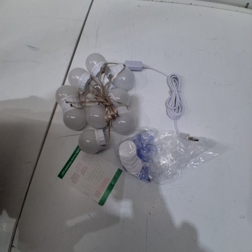 LED STRING LIGHTS WITH 10 BULBS - 100-240V - WHITE (MODEL: A-CMES-3S-10D) image 4