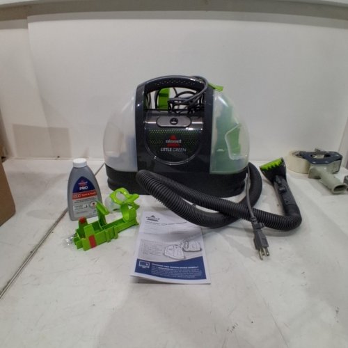 LITTLE GREEN PORTABLE CARPET/SPOT CLEANER- GREEN/BLACK (MODEL: 3369D) image 3