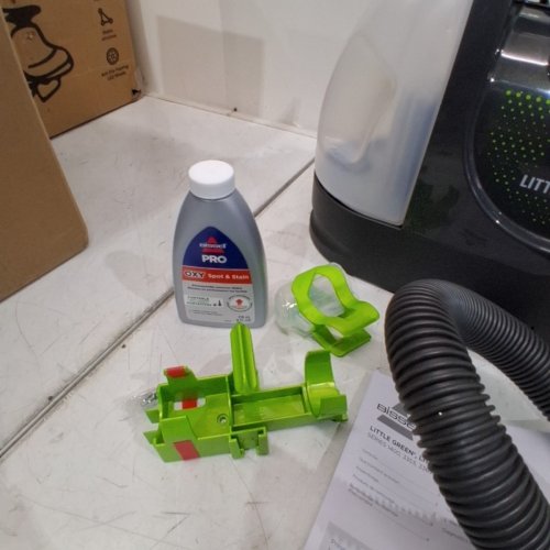 LITTLE GREEN PORTABLE CARPET/SPOT CLEANER- GREEN/BLACK (MODEL: 3369D) image 4