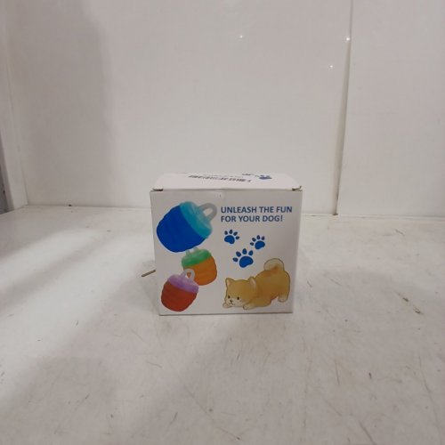 INTERACTIVE DOG BALL - 3.9" - BLUE image 2