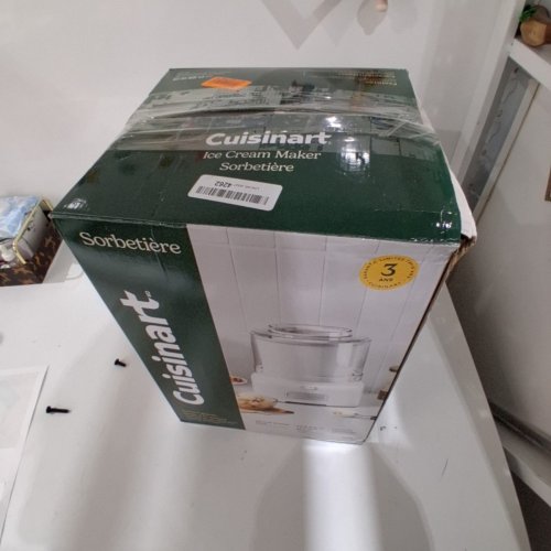 CUISINART ICE CREAM, FROZEN YOGURT & SORBET MAKER - 1.4L WHITE (MODEL: ICE-21C) image 5