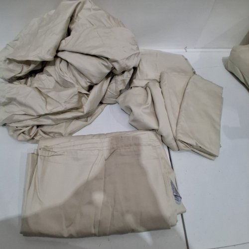 6PC HOTEL SIGNATURE COTTON SATEEN SHEET SET - KING - BEIGE (MODEL: 1992021) image 2
