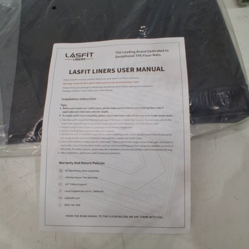 LASFIT ALL WEATHER TRUNK & BACKREST MAT FOR FORD EXPLORER 2020-2026- BLACK (MODEL:XS-FD16H) image 2