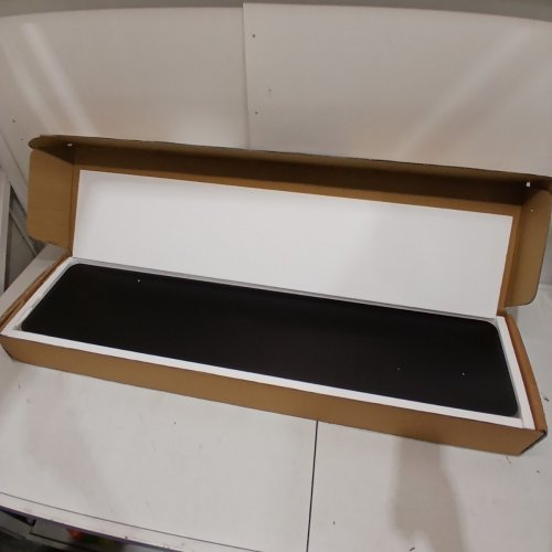 FENGE 2-TIER MONITOR RISER STAND WITH DRAWERS FOR DESKTOP ORGANIZATION - 42" X 9" X 5" - BROWN/BLACK - (MODEL: G04K2104D) image 2