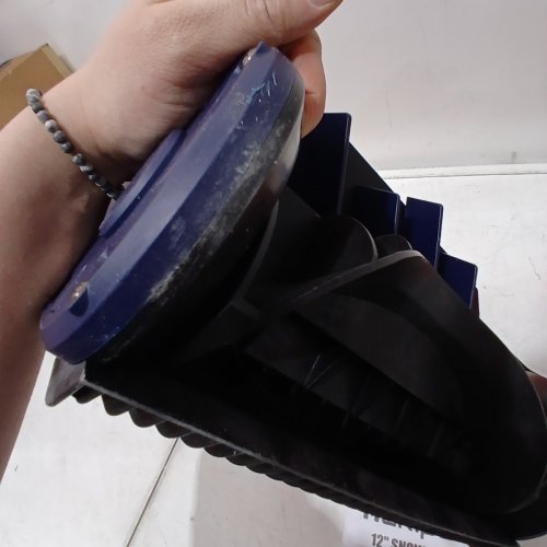 MEKIPOW CORDLESS ELECTRIC SNOW SHOVEL FOR MILWAUKEE 18V BATTERY - *TOOL ONLY* - 12" - RED/BLACK - (MODEL: MKP1005) image 4