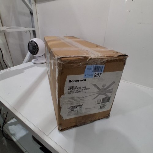 HONEYWELL XERXES NOTORIZED CEILING FAN WITH LED ANDF REMOTE CONTROL - 62" - WHITE (MODEL: 51628) image 14
