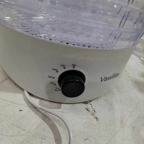 VASSILLIAS MINI FOOD DEHYDRATOR - 120V 280W - WHITE (MODEL: FD704MY) image 2