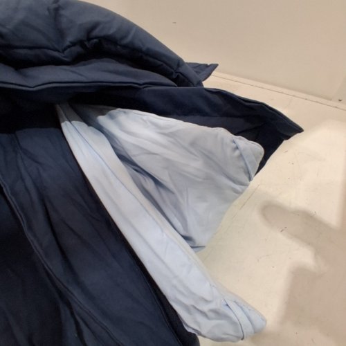 MELLANNI MELLOW CLOUD COMFORTER - NAVY BLUE- QUEEN image 3