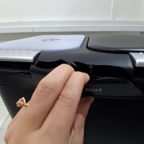 STEP N' SORT DUAL TRASH AND RECYCLING BIN WITH HANDS FREE STEP PEDAL AND SOFT CLOSE LID - 40L - BLACK (MODEL:SNS402B) image 3