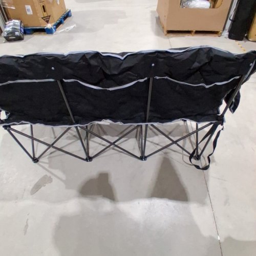 OUTDORM 3 PERSON CAMPING CHAIR WITH CUPHOLDERS AND SIDE POCKETS - 57"X 37" image 3