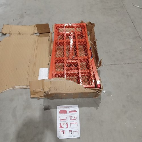 LEADALLWAY WIDE SCAFFOLDING FOR STAIRS PORTABLE WORK PLATFORM LADDER - 770 LBS CAPACITY - RED (MODEL:HFHM-LHYYDS-FBM-9WYC-WZ86) image 2