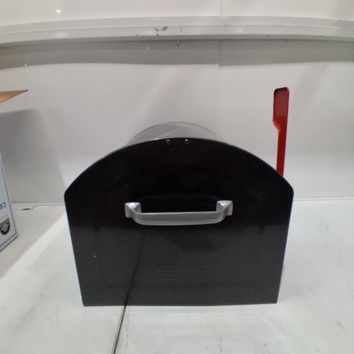 ARCHITECTURAL MAILBOXES CENTENNIAL POST MOUNT MAILBOX - 18" X 14" - BLACK (MODEL: 950020P-10) image 2