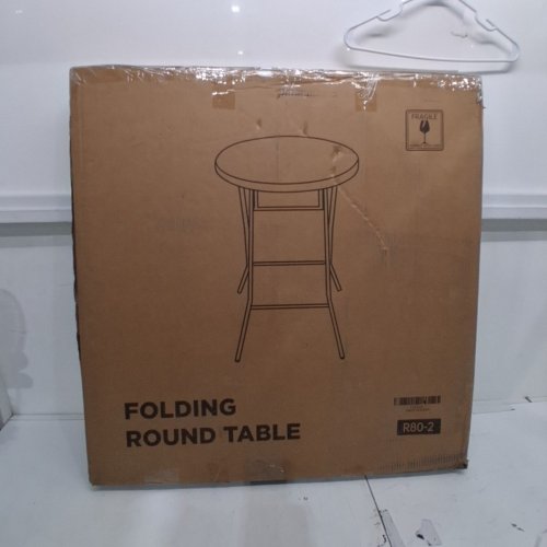 FOLDABLE PLASTIC TABLE - 32"DX43"H -BLACK (MODEL: L22002A1) image 4