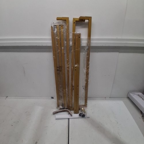 WEDORA METAL WEDDING WELCOME SIGN HOLDER/STAND - 79"H - GOLD (MODEL: WD-WS-200) image 2