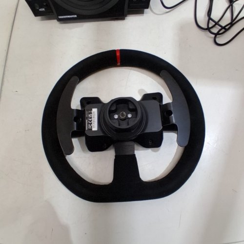 THRUSTMASTER FERRARI INTEGRAL RW ALCANTARA EDITION RACING WHEEL AND PEDAL SET FOR PS5, PS5 PRO, PS4 & PC - BLACK (MODEL: T300 INTEGRAL ALCANTARA) image 7
