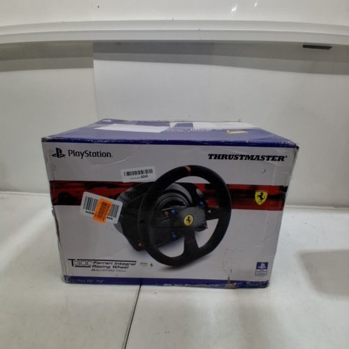 THRUSTMASTER FERRARI INTEGRAL RW ALCANTARA EDITION RACING WHEEL AND PEDAL SET FOR PS5, PS5 PRO, PS4 & PC - BLACK (MODEL: T300 INTEGRAL ALCANTARA) image 12
