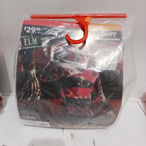 3PC MENS RUBIES FREDDY KRUEGER COSTUME SET - MEDIUM - RED GREEN BROWN image 2