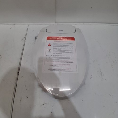 BRONDELL SWASH DUAL TEMPERATURE NON-ELECTRIC ELONGATED SLOW CLOSE BIDET TOILET SEAT - 14" X 20" - WHITE - (MODEL : CANS102-EW) image 2
