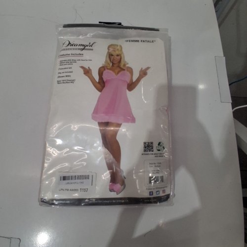 3PC WOMEN'S DREAMGIRL FEMME FATALE COSTUME - MEDIUM - PINK (STYLE: 11928) image 3