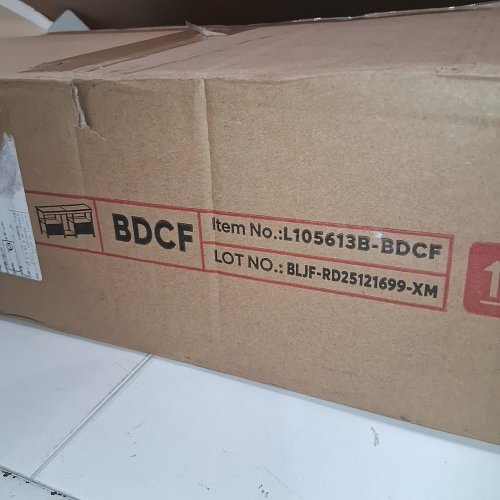 BESTIER DESK 54" X 13.46" X 21.57" - BLACK (ITEM: L105613B-BDCF) image 5