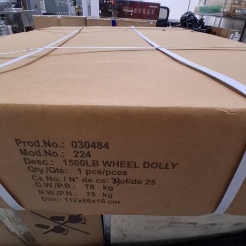 STRONGARM HEAVY DUTY WHEEL DOLLY WITH A 1500LB CAPACITY - ORANGE (MODEL: 224/030484) image 3