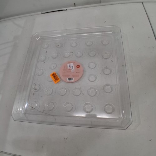 EVERSPRING HEAVY PLANT SAUCER - 16" SQUARE - CLEAR (MODEL: SQDS-1600) image 3