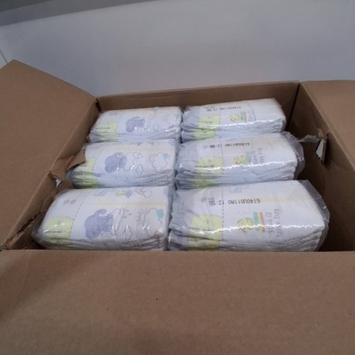 186PK PAMPERS SWADDLERS DISPOSABLE DIAPERS - SIZE 2 image 2