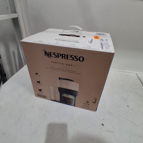 NESPRESSO VERTUO POP+ DELUXE BY DELONGHI SINGLE SERVE COFFEE & ESPRESSO MACHINE - BEIGE/BLACK (MODEL: ENV92BE) image 5