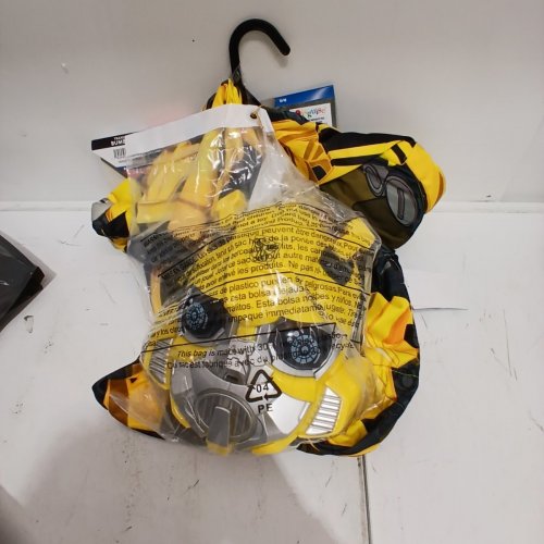 2PC BOY'S DISGUISE TRANSFORMERS BUMBLEBEE COSTUME - SMALL (4-6) - YELLOW / BLACK image 3