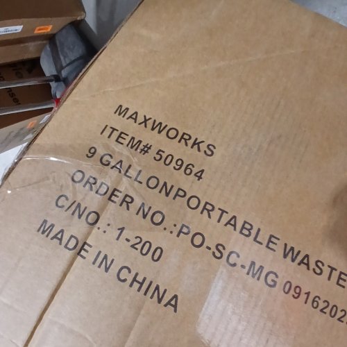 MAXWORKS PORTABLE WASTE OIL DRAIN, INDUSTRIAL TANK WITH WHEELS - 9 GALLON - RED (MODEL: 50964) image 2