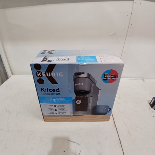 KEURIG K-ICED HOT & COLD SINGLE SERVE COFFEE MAKER - GREY image 7