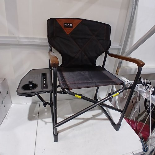 MAC SPORTS FOLDING DIRECTOR CAMPING CHAIR- UPTO 300LBS - GREY (MODEL: 1872256) image 2