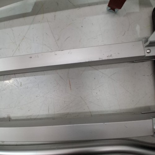 ADJUSTABLE ALUMINUM DRYWALL STILTS - 36"-50" - SILVER/BLACK - (MODEL:HCST-36SI) image 4
