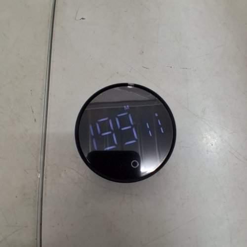 KITCHEN TIMER MAGNETIC COUNTDOWN LED DIGITAL TIMER - 3" - BLACK - (MODEL:F5) image 2