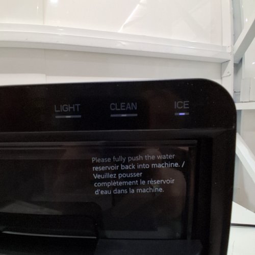 EUHOMY SELF-CLEANING COUNTERTOP NUGGET ICE MAKER - 40 LBS/24H - STAINLESS STEEL (MODEL: IM017-NBL-CAEH) image 2