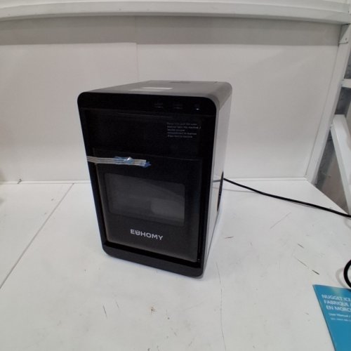EUHOMY SELF-CLEANING COUNTERTOP NUGGET ICE MAKER - 40 LBS/24H - STAINLESS STEEL (MODEL: IM017-NBL-CAEH) image 3