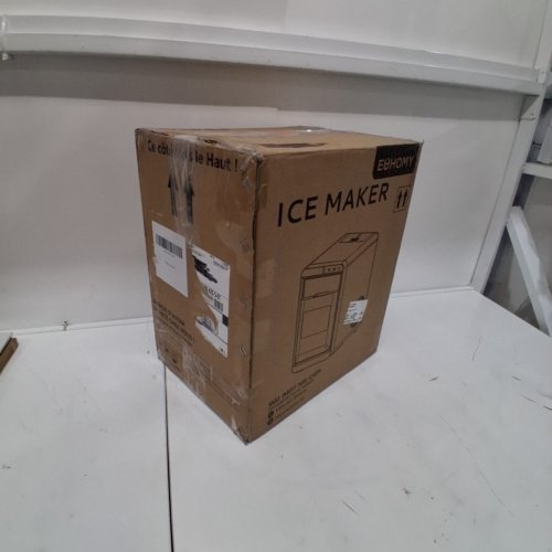 EUHOMY SELF-CLEANING COUNTERTOP NUGGET ICE MAKER - 40 LBS/24H - STAINLESS STEEL (MODEL: IM017-NBL-CAEH) image 5