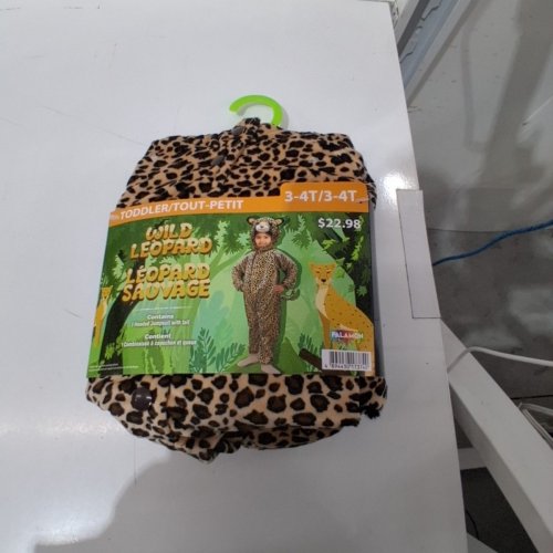 TODDLER PALAMON WILD LEOPARD COSTUME - 3-4T - BROWN/BLACK (STYLE: 41068) image 2