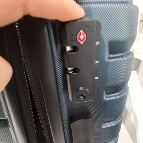 COOLIFE LIGHTWEIGHT LUGGAGE/HARD SHELL CARRY ON SUITCASE WITH TSA LOCK - 20" - TEAL BLUE - (MODEL: LUGGAGE75ABS/CA000075DAA_S) image 4