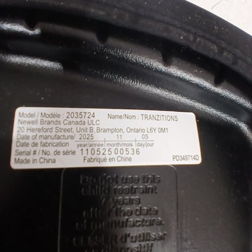 GRACO C20 TRANZITIONS 3-IN-1 HARNESS BOOSTER CAR SEAT - 100LBS MAX/CAP - BLACK (MODEL: 2035724) image 2