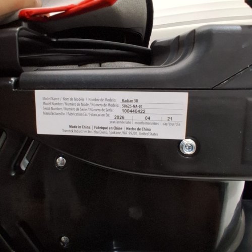 DIONO RADIAN 3R 3-IN-1 REAR & FORWARD FACING CONVERTIBLE SLIM FIT DESIGN - 2.3KG - 54KG - SLATE GREY (MODEL: ‎50625) image 3