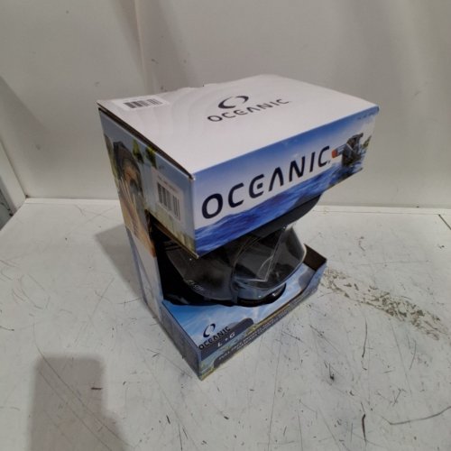 OCEANIC FULL FACE SNORKELING MASK - LARGE - BLACK/CLEAR (MODEL: 1819517) image 2