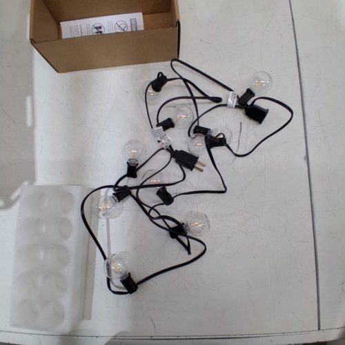 OUTDOOR STRING LIGHTS - 5FT - BLACK image 4